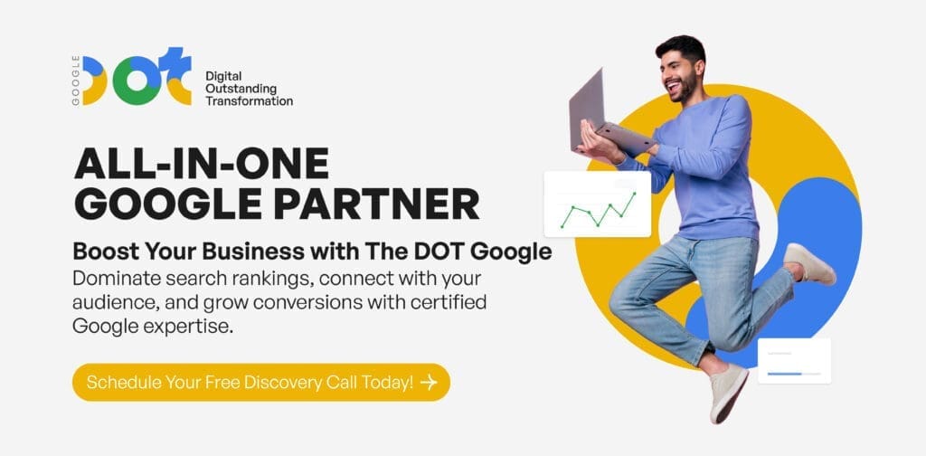 YouTube SEO - The DOT Google Banner